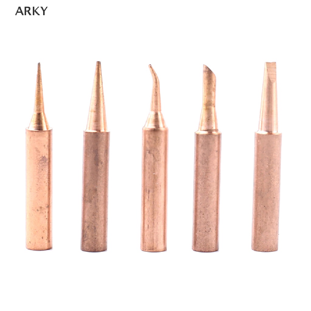 Set 5 Đầu Mũi Hàn Bằng Đồng Nguyên Chất