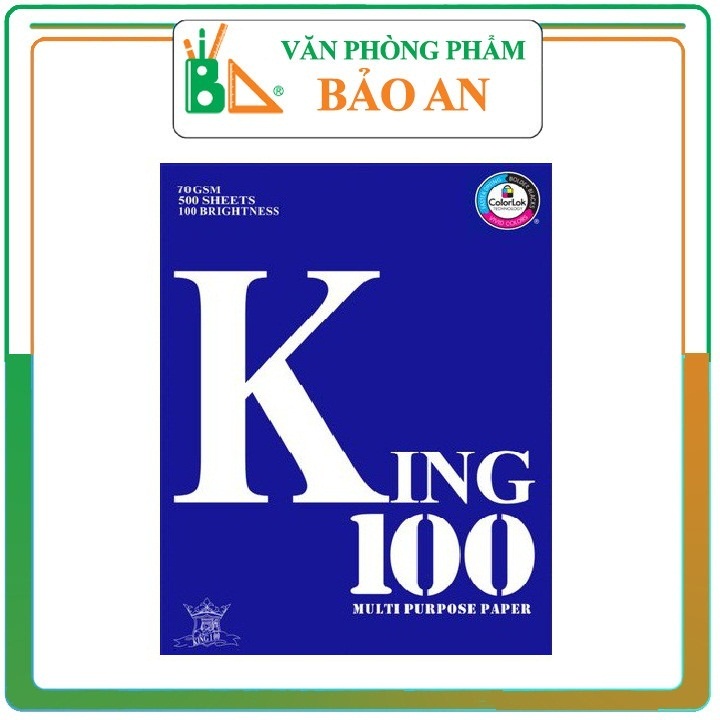 Rẻ quá cơ ! Giấy in King 100 A4 70gsm