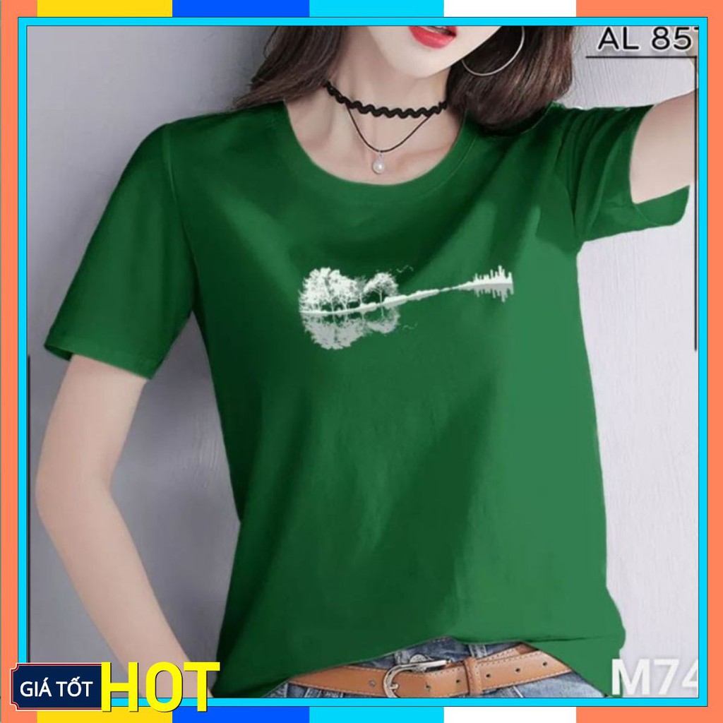 Áo Thun Nữ Đẹp 👑FREESHIP👑 Áo phông nữ tay ngắn chất đẹp, thun cotton, mịn, mát, sành điệu in hình Mã Áo M74