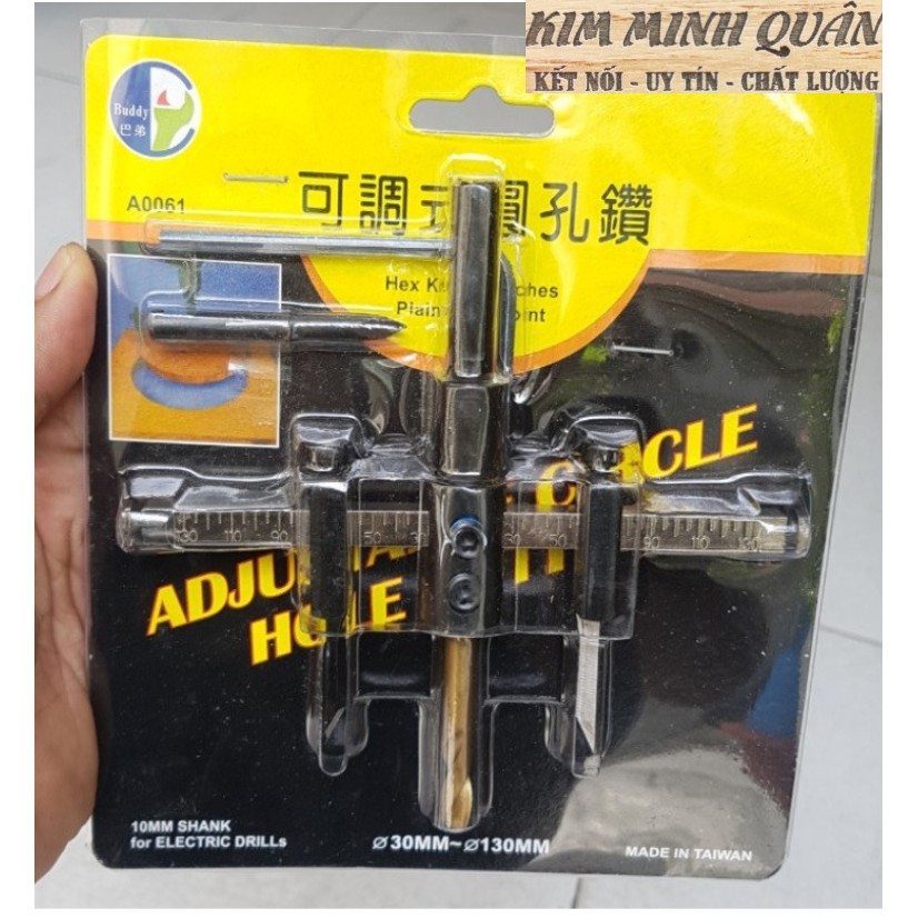 Bộ Khoét Gỗ , Thạch Cao 30~120mm Công Nghệ JAPAN BA0061 BUDDY