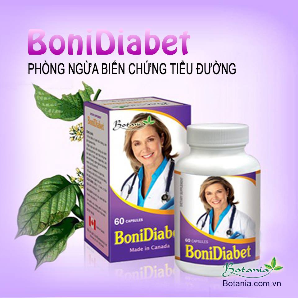 ✅ [5 TẶNG 1] BoniDiabet 60v – Phòng ngừa biến chứng tiểu đường, đái tháo đường, giảm mỡ máu, cholesterol Boni Diabet