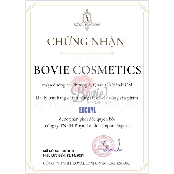 Combo BỘT + KEM đánh tẩy trắng răng Eucryl Toothpowder Freshmint Flavour Anh