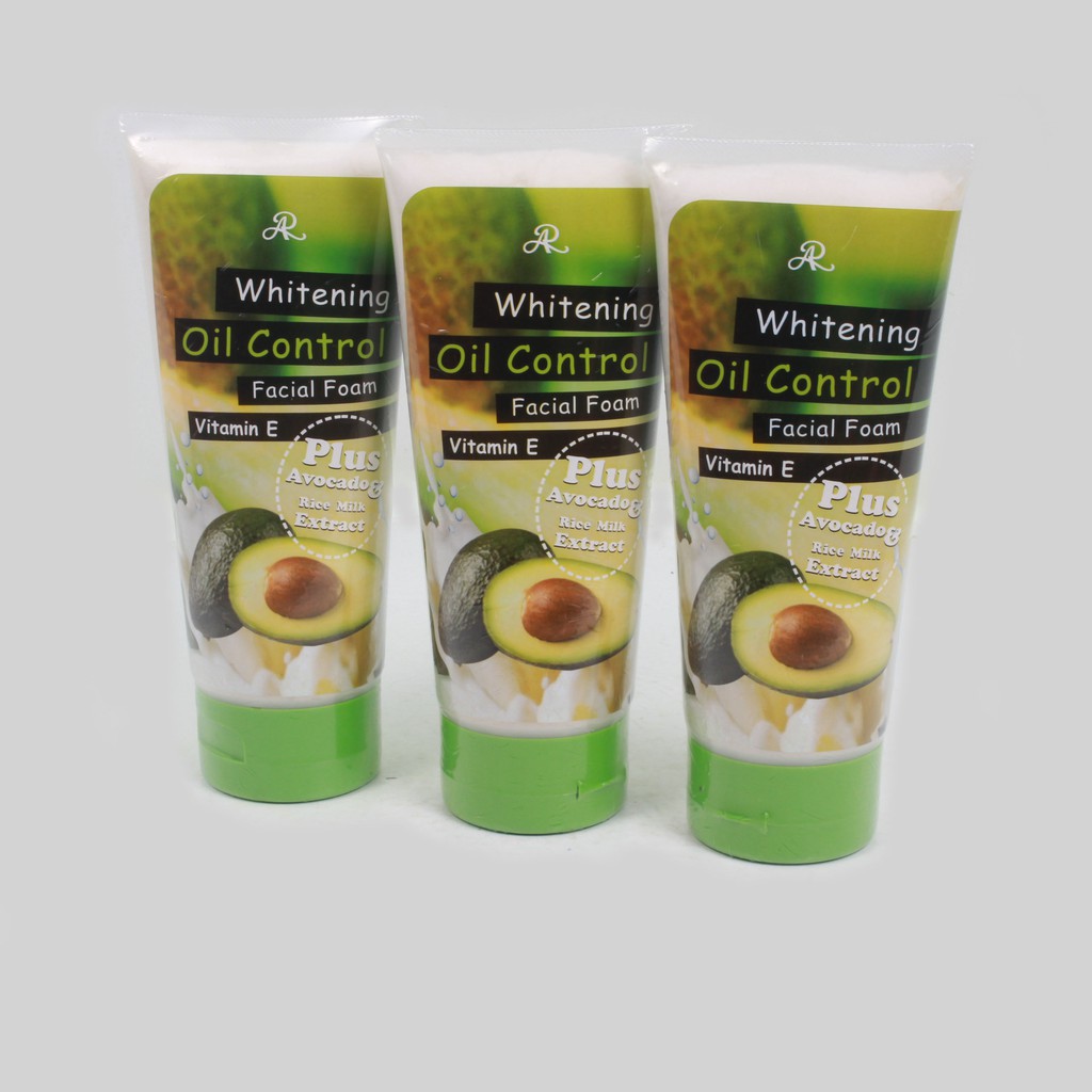 Sữa Rửa Mặt AR AVOCADO Aron Quả Bơ & Sữa Gạo Dưỡng Trắng Da, Kiểm Soát Dầu 210g - Thái Lan