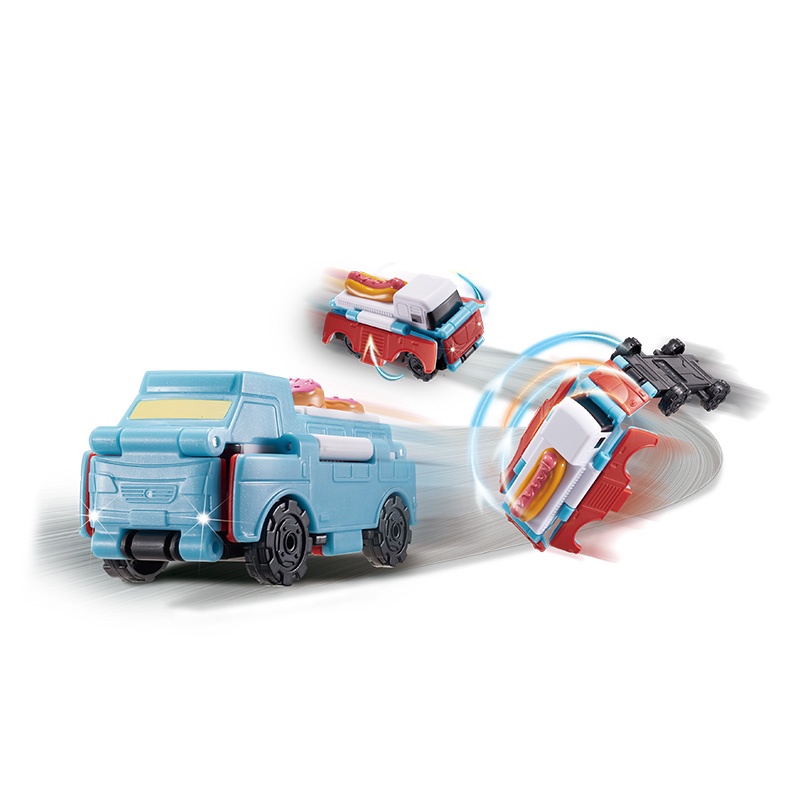 Đồ Chơi VECTO Transracers - Xe Donuts Biến Hình Thành Xe Hot Dog VN463875-34