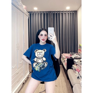 áo thun phông họa tiết con gấu cao cấp đẹp hot trend mã 10