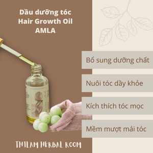 🌿Thilam Herbal Room🌿 Dầu dưỡng kích mọc tóc handmade / Hair Growth Oil - AMLA