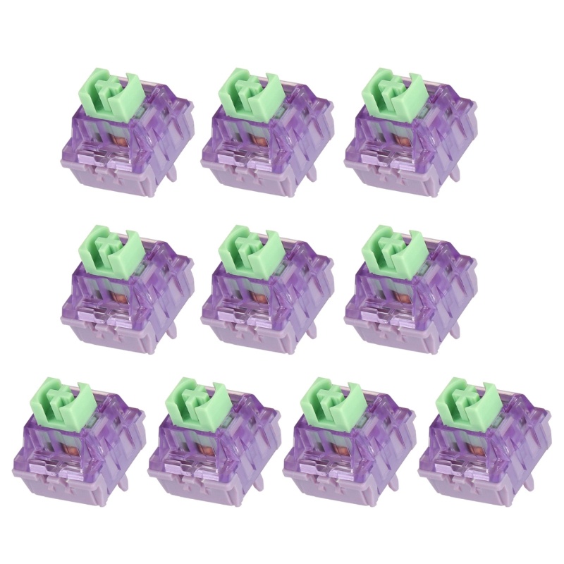 Set 4 10 Công Tắc Tuyến Tính Lupine 5Pins Bottom Force 62g Bằng Hợp Kim Cho Bàn Phím Cơ Chơi Game MX