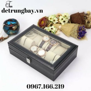 Hộp Đựng Đồng Hồ Vỏ Da Cao Cấp