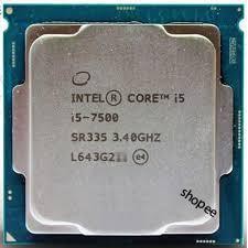 CPU intel I5 - 7500+7400 Tray không box+tản