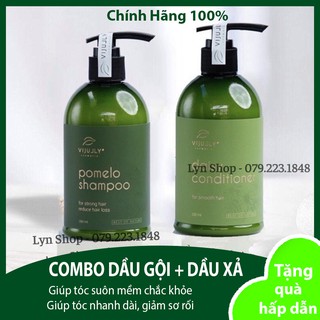 Combo VIJULLY Bộ Dầu Gội Bưởi Trị Rụng Tóc, Kích Mọc Và Kem Xả Dừa Phục Hồi Tóc Hư Tổn 280ml