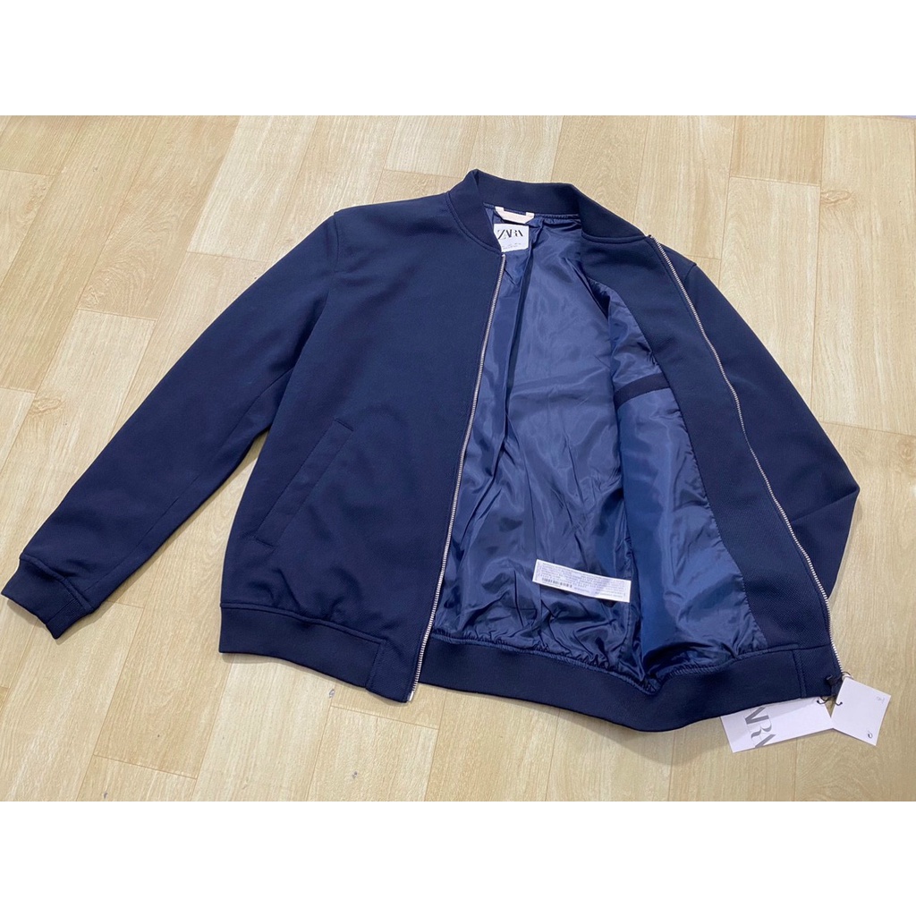 Áo bomber nam vải pique