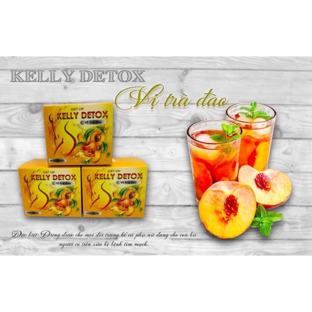 KELLY DETOX VỊ TRÀ ĐÀO
