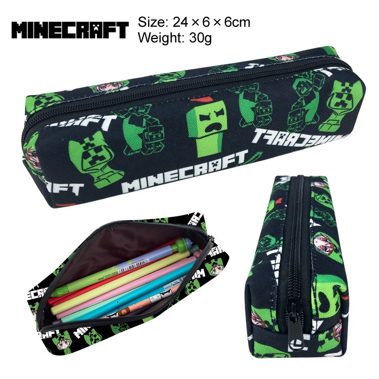 Túi Đựng Bút Tạo Hình minecraft 24 * 6cm