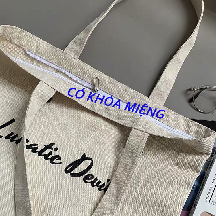 Túi tote vải canvas đa dạng họa tiết tha hồ lựa chọn, là món đồ ưa chuộng nhất của giới trẻ hiện nay BL 58