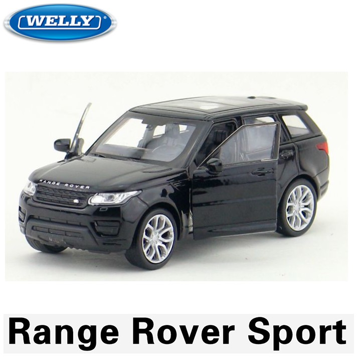 Xe mô hình ô tô Land Rover Range Rover sport hãng welly tỉ lệ 1:36 xe bằng kim loại chạy bằng cót và mở cửa xe