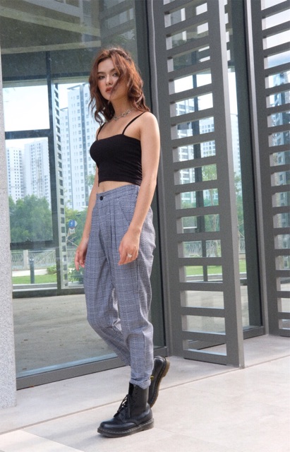 QUẦN TÂY CARO Vic Pant
