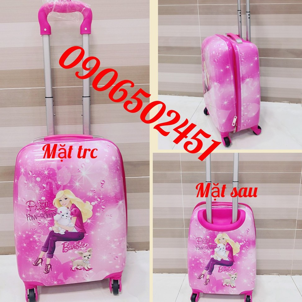 Balo Vali kéo trẻ em 18 inch nhiều mẫu hoạt hình  và vali 3d hoạt tiết nỗi siêu đẹp cho bé yêu