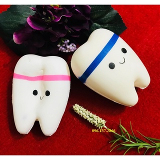 SQUISHY MÔ PHỎNG HÌNH CHIẾC RĂNG DỄ THƯƠNG