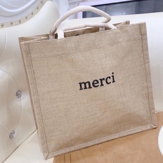 Túi Cói Đi Biển 💖 FREESHIP💖 Túi Cói Merci Siêu Hot Hit ! Đi Biển, Đi Chơi, Đi Du Lịch TX28