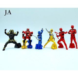 Bộ nhân vật trong siêu nhân Mãnh Thú / Gekiranger / Figure Gashapon loại lớn
