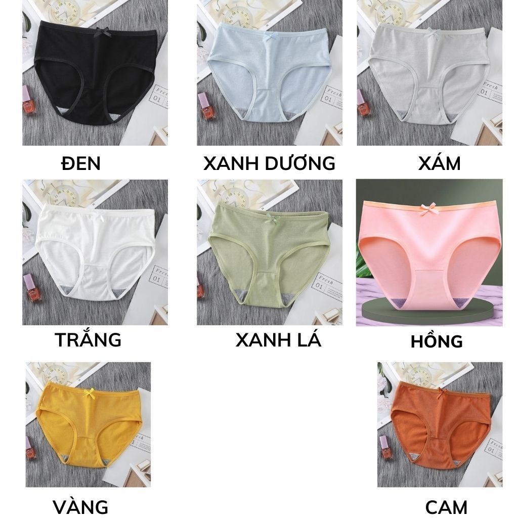 Quần lót nữ kháng khuẩn đính nơi gợi cảm sexy ôm trọn vòng 3 quyến rũ DOPICO a05