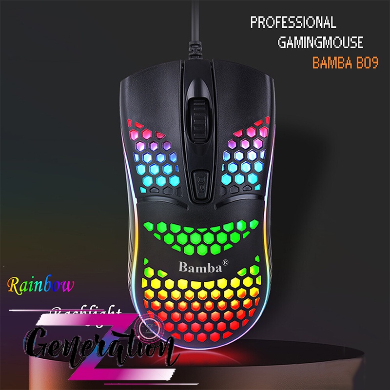 CHUỘT CHƠI GAME BAMBA B09 - MOUSE BAMBA B09 LED