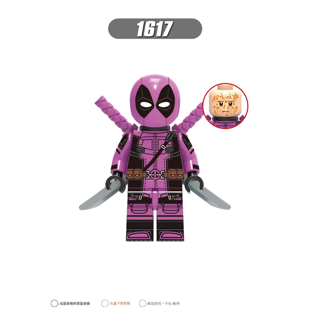 Minifigures Các Mẫu Nhân Vật Siêu Anh Hùng Deadpool Nhiều Phiên Bản X0302 - Đồ Chơi Lắp Ráp Mini