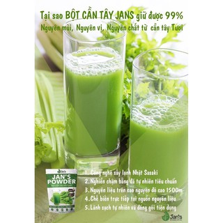 Bột cần tây sấy lạnh Jan's