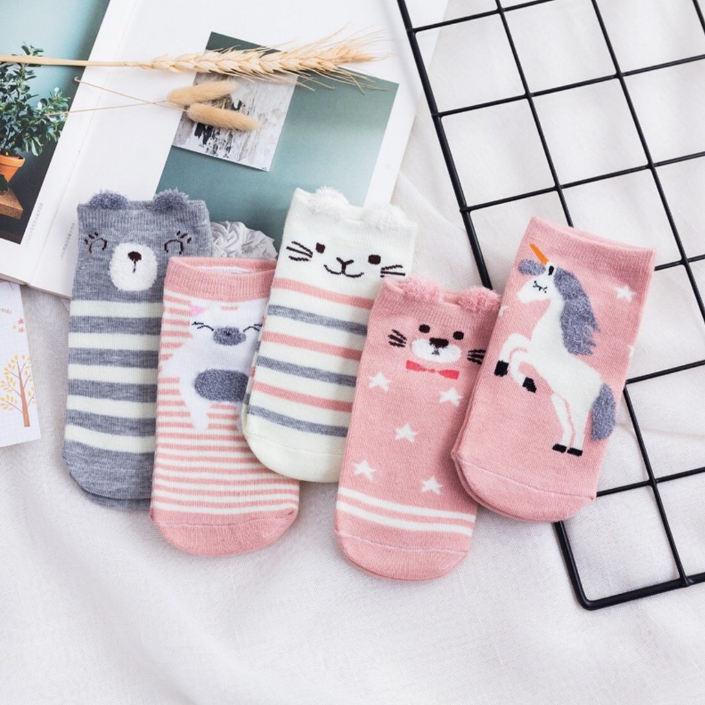 Cặp vớ/ Tất cổ chân dễ thương nhiều mẫu