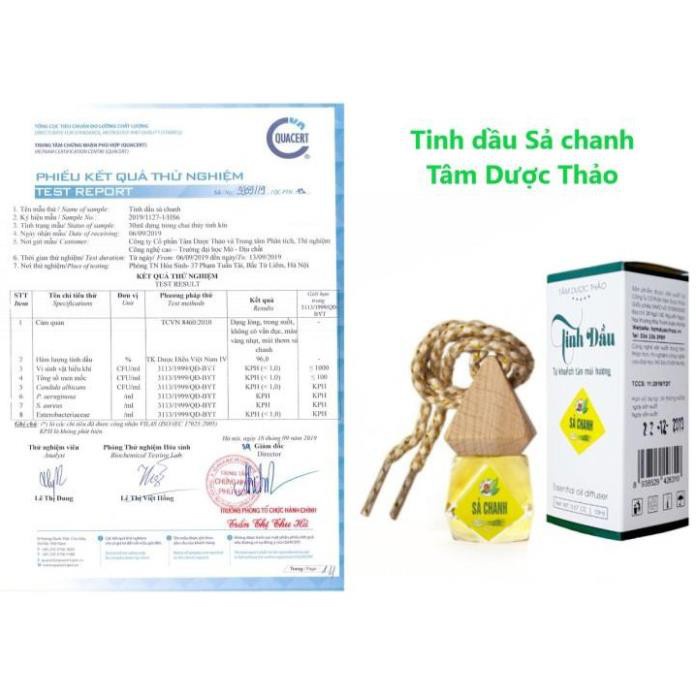 Tinh dầu tự khuếch tán 10ml Tâm Dược Thảo (Tùy chọn Sả chanh , Quế , Bưởi) - Thơm phòng khử mùi treo xe ô tô - HS Shop