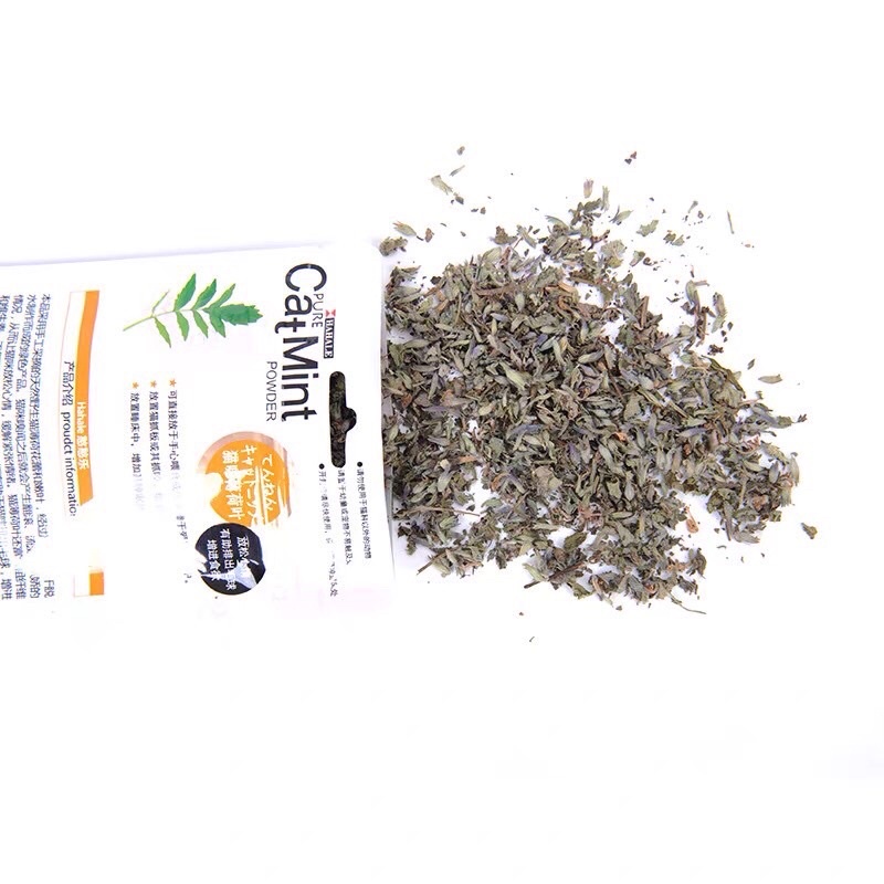 Gói cỏ mèo bạc hà Cat Mint 5g / Túi cỏ bạc hà cho mèo Catnip 5gr - Tạp Hoa Thú Cưng Happy