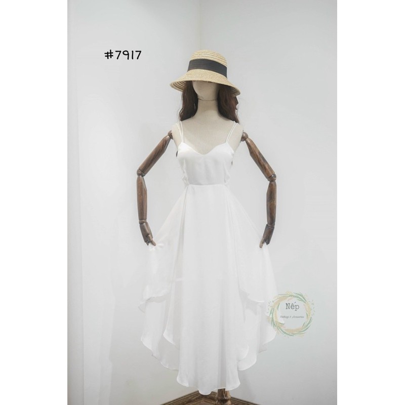 Váy dây maxi loại 1- hở lưng - xẻ vạt  [HOT NHẤT] chất siêu xịn
