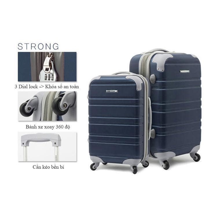 Vali nhựa cao cấp Eddas Hàn Quốc EA-101 chính hãng