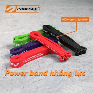 Dây kháng lực Power Band Proesce đa năng hỗ trợ tập luyện, hỗ trợ lên xà