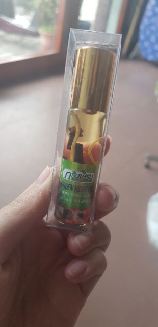 Dầu gió thảo dược Green Herb oil nhập khẩu từ Thailand 8ml