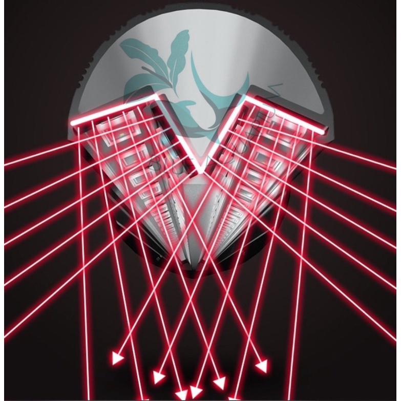 Đèn led ZY-F4 thương hiệu ZhiYang đỏ cá không đỏ nước 4 hàng bóng cao cấp chống chói