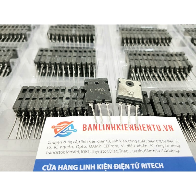 [Combo 2 chiếc] C3998 2SC3998 3998 Transistor NPN 25A 1500V TO-3PL tháo máy chính hãng
