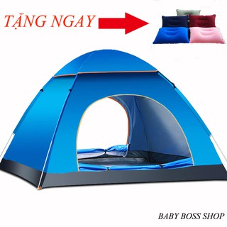 Lều dã ngoại tự bung cỡ lớn 4-6 người 2mx2m Lều cắm trại tự bung cỡ lớn