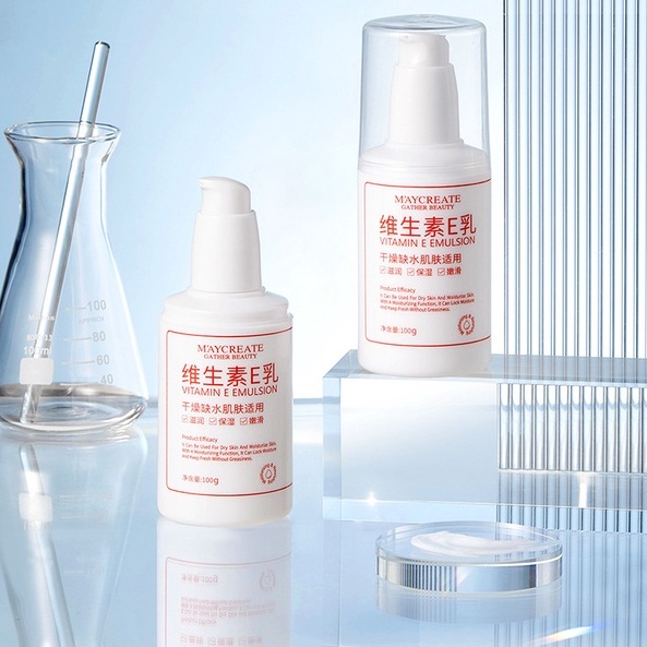 Kem Dưỡng Ẩm Trắng Da Maycreate Sữa Dưỡng Thể Vitamin E Emulsion Surica MC06