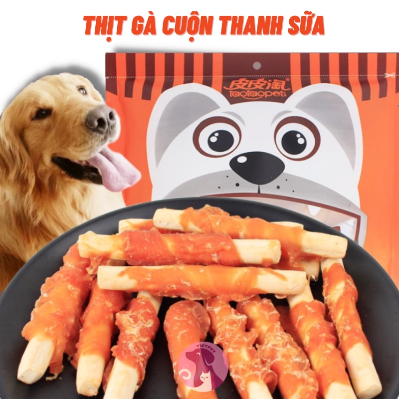 Thức ăn cho chó mèo - TAOTAOPETS  Snack thưởng cho chó mèo - Snack Cho Thú Cưng (Full vị bò, gà, sữa, phô mai,...)