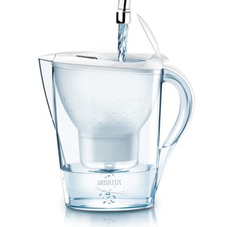 Bình lọc nước BRITA Marella Cool White 2.4L (có sẵn 1 lõi lọc Maxtra Plus 100L)