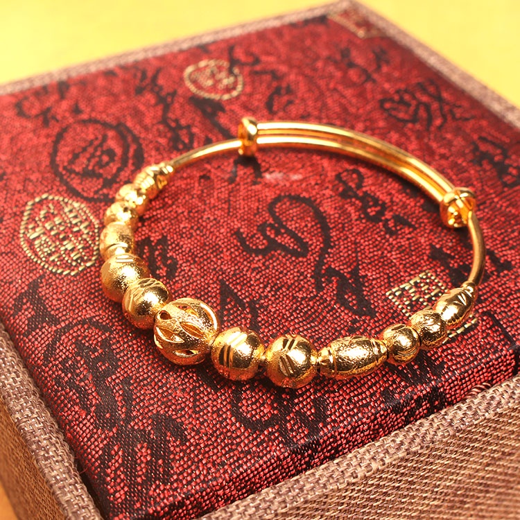 Vòng Tay Mạ Vàng 24k Đính Hạt