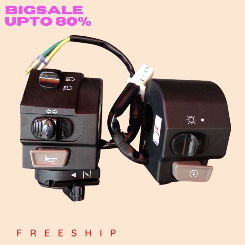 Cùm công tắc Sirius trái, phải xe xịn cao cấp cụm công tắc xe yamaha sirius đủ bộ