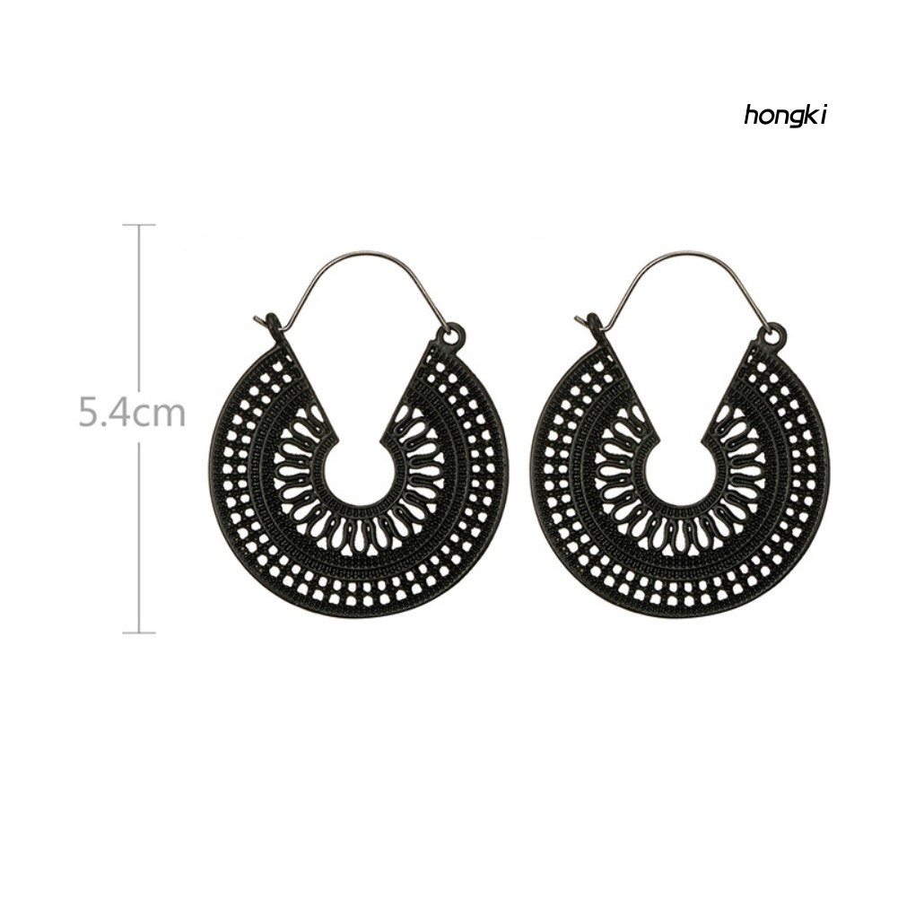 (Hàng Mới Về) Bông Tai Hình Chữ C Phong Cách Vintage Thời Trang Cho Nữ