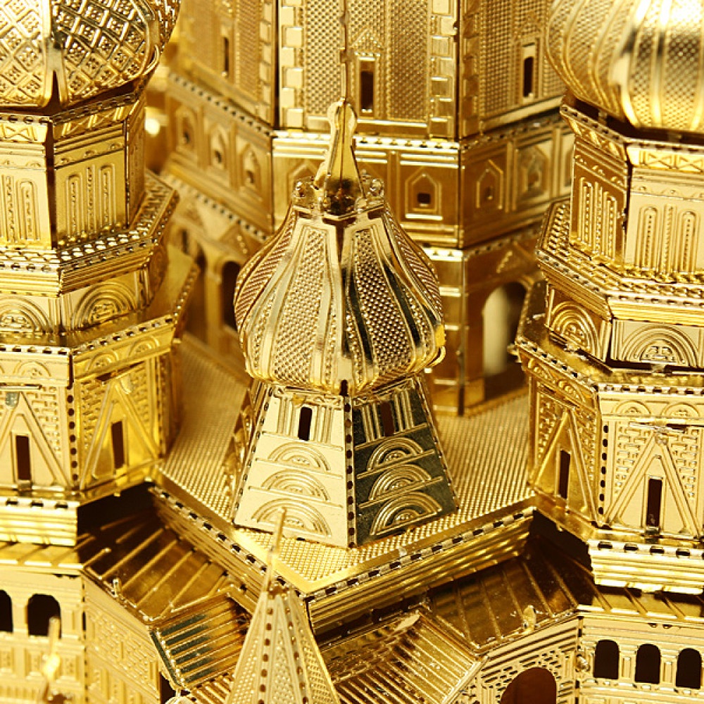 Mô Hình Kim Loại Lắp Ráp 3D Piececool Nhà Thờ Chính Tòa Saint Basil
