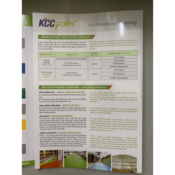 SƠN CHỊU NHIỆT KCC.