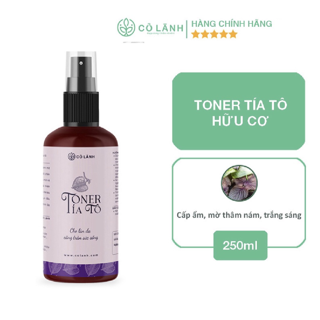 Toner Tía Tô hữu cơ Hydrosol Tía tô