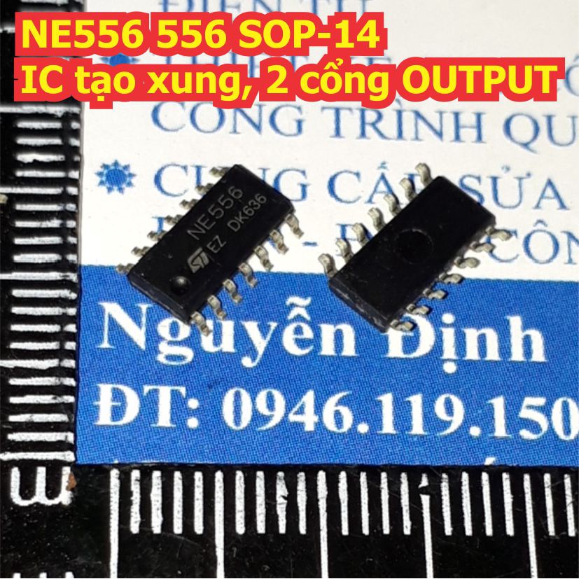 10 con NE556 556 SOP-14 IC tạo xung 2 cổng OUTPUT (giá 10 con) kde1346