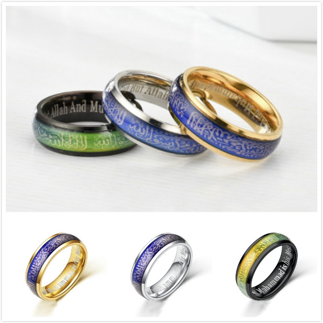 Nhẫn kim loại có thể đổi màu theo nhiệt độ độc đáo