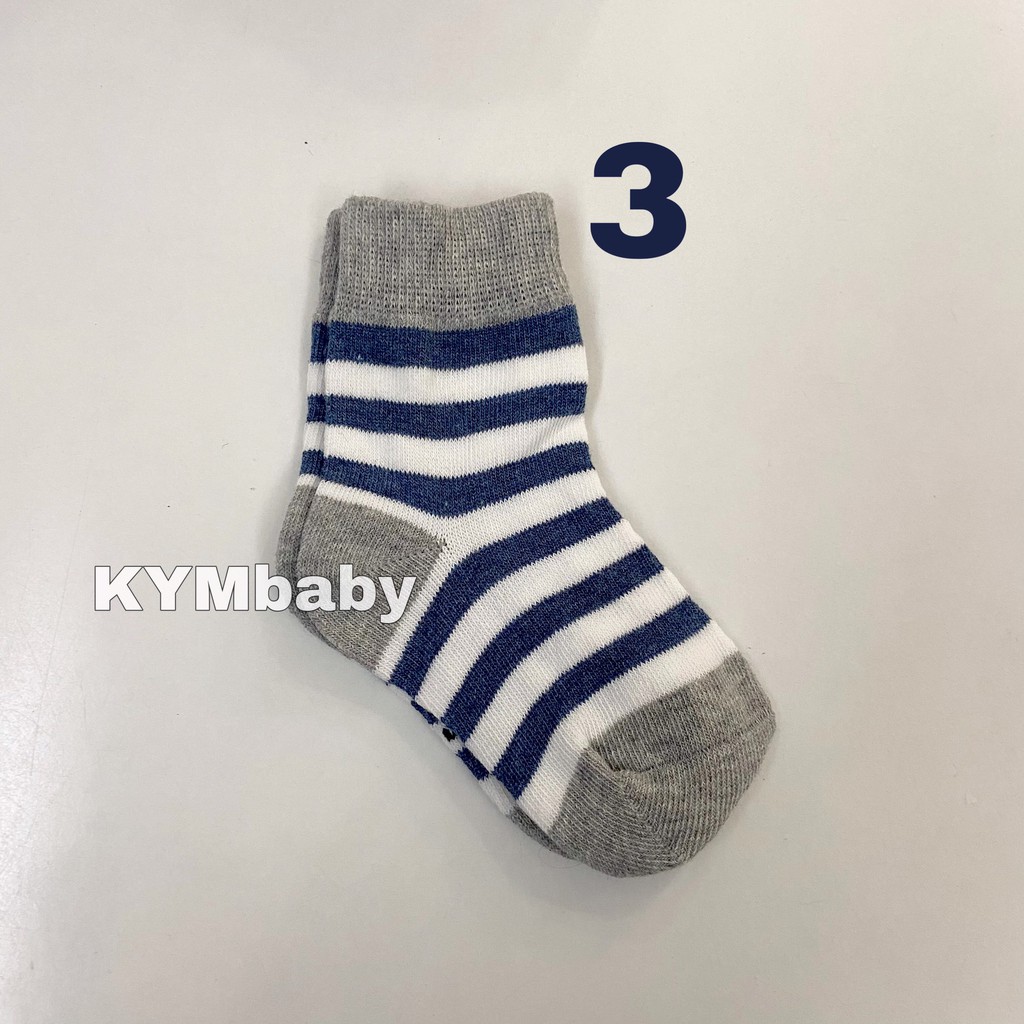 Vớ (Tất) baby sọc cute xanh navy cho bé từ 6M đến 9Y V744